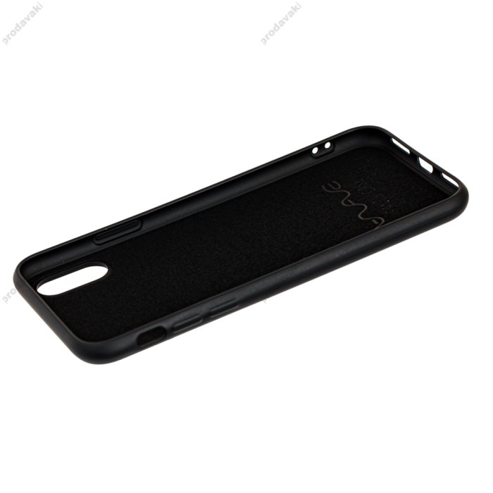 Чохол для iPhone Xs Max Leather croco full коричневий