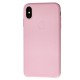 Чохол для iPhone Xs Max Leather classic "light pink"