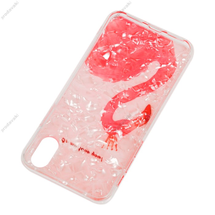 Чохол для iPhone Xs Max Silicone рожевий