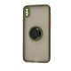 Чохол для iPhone Xs Max LikGus Edging Ring зелений