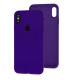 Чохол для iPhone Xs Max Silicone Full фіолетовий / ultra violet