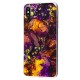 Чохол для iPhone Xs Max мармур фіолетово-жовтий