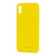 Чохол iPhone Xs Max Molan Cano Jelly глянець жовтий