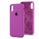 Чохол для iPhone X / Xs Silicone Full фіолетовий / grape