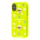 Чохол для iPhone X / Xs Neon print flowers