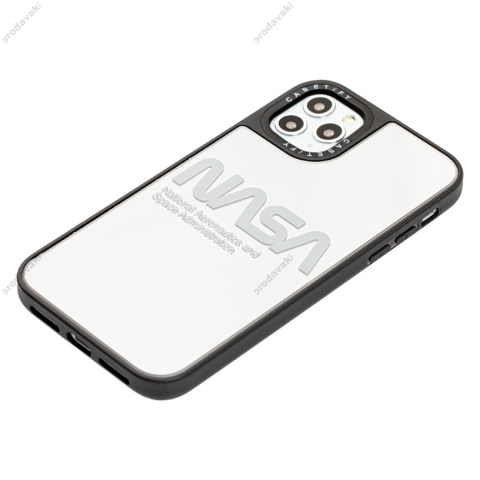 Чохол для iPhone X / Xs Vip Blue Glitter рожевий "кіт"