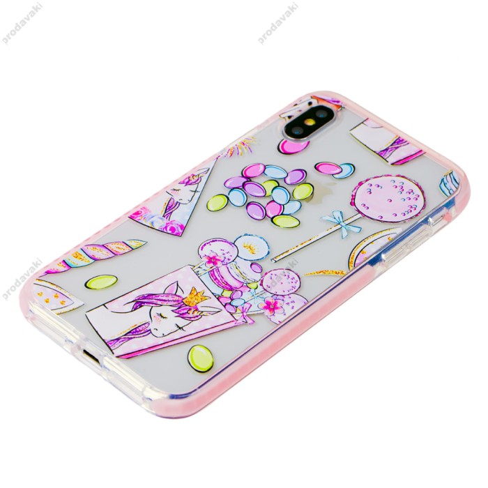 Чохол для iPhone X / Xs ArtStudio Antiq Modern "girl bubble gum"