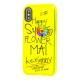 Чохол для iPhone X / Xs Neon print happy