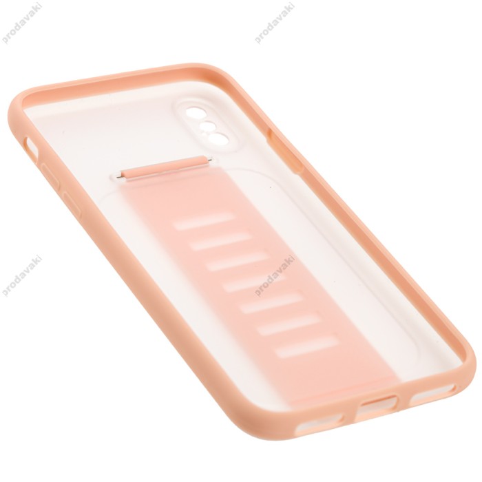 Чохол для iPhone X / Xs Silicone Full бежевий / antique white