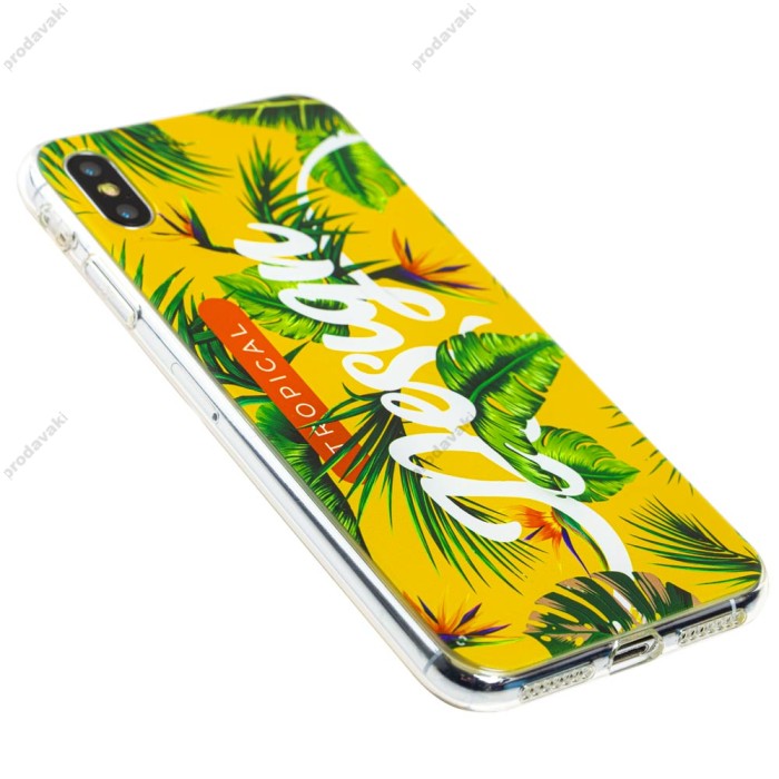 Чохол для iPhone Xr Silicone Full кавуновий / watermelon red
