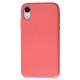 Чохол для iPhone Xr Leather classic "peony pink"