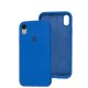 Чохол для iPhone Xr Silicone Full синій / capri blue