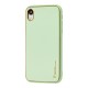 Чохол для iPhone Xr Leather Xshield pistachio