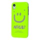 Чохол для iPhone Xr Nice smile popsocket салатовий