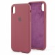 Чохол для iPhone Xr Silicone Full бордовий / plum
