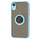 Чохол для iPhone Xr LikGus Edging Ring бірюзовий