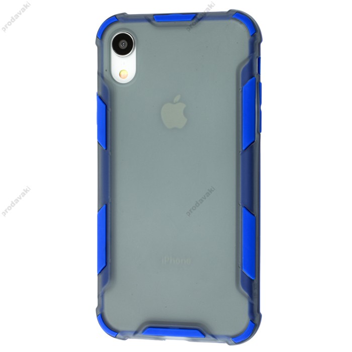 Чохол для iPhone Xr LikGus Armor color синій