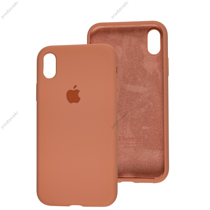 Чохол для iPhone Xr Silicone Full рожевий / flamingo