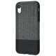 Чохол для iPhone Xr Half to Half Textile чорний