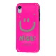 Чохол для iPhone Xr Nice smile popsocket рожевий