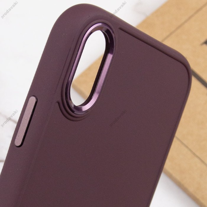 Чохол для iPhone Xr Bonbon Metal style plum