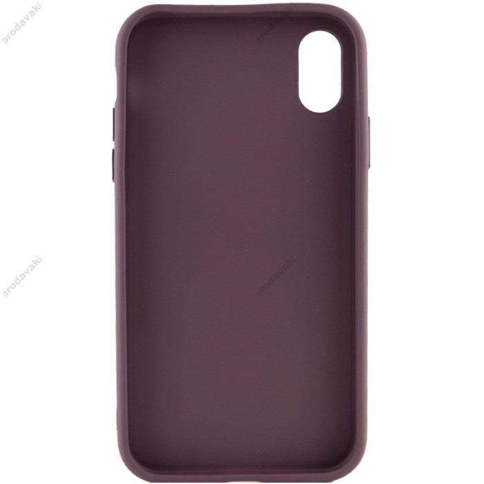 Чохол для iPhone Xr Bonbon Metal style plum
