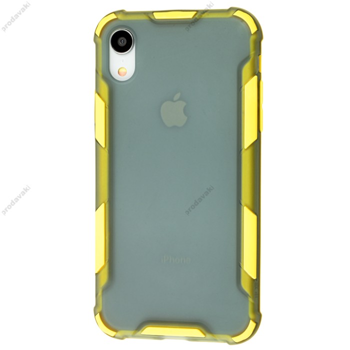 Чохол для iPhone Xr LikGus Armor color жовтий