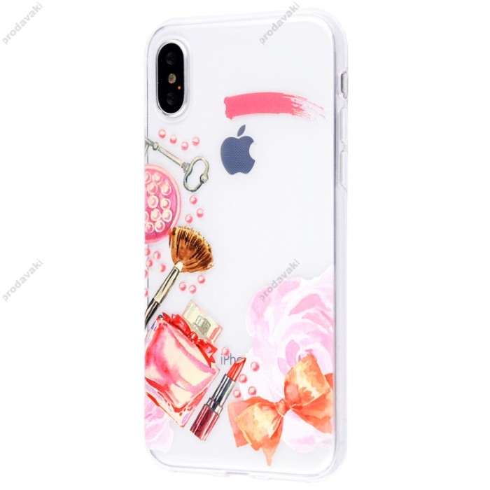 Силіконовий чохол для iPhone X / Xs косметика