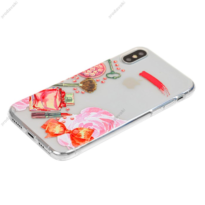 Силіконовий чохол для iPhone X / Xs косметика