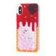 Чохол для iPhone X / Xs блискітки вода sweet cake шоколад