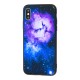 Чохол для iPhone X / Xs космос фіолетовий