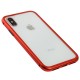 Чохол для iPhone X / Xs Magnetic with glass червоний