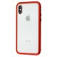 Чохол для iPhone X / Xs Magnetic with glass червоний