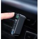 Автомобільний Bluetooth адаптер Baseus AUX MP3 WAV авто магнітоли BSBA-02 Black
