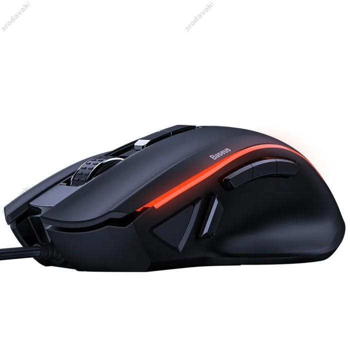 Комп'ютерна мишка Baseus GAMO 9 Programmable Buttons Gaming Mouse Black GMGM01-01