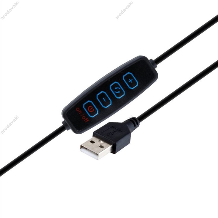Лампа Кільцева Fill Light LED CH HX-260 26 см 3500-6500К на USB виході