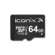 Карта пам'яті microSDHC 64Gb ICONIX (Class 10) + Adapter SD