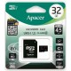 Карта пам'яті microSDHC 32Gb Apaser (UHS-1)class10 (adapter SD)