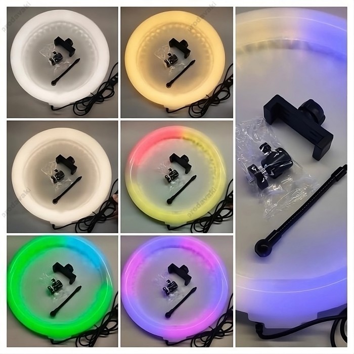 Лампа Кільцева LED CH 3D-36 RGB 36 cm 14" 5W 3200-5600К