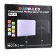 Світлодіодна прямокутна LED лампа RGB CH PM-36 36х25см 