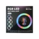 Лампа кільцева LED CH MJ33 RGB 33см 25W 3000-6000K