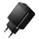 Мережевий зарядний пристрій HOCO C157A Smart PD multi-protocol charger 30W Black