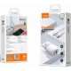 Мережевий зарядний пристрій LDNIO A2313C dual port charger Lightning cable 18W White