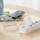 Мережевий зарядний пристрій HOCO N11 Powerful dual port charger Lightning cable 20W White