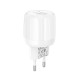 Мережевий зарядний пристрій Borofone BA93A Lustrous charger 20W White