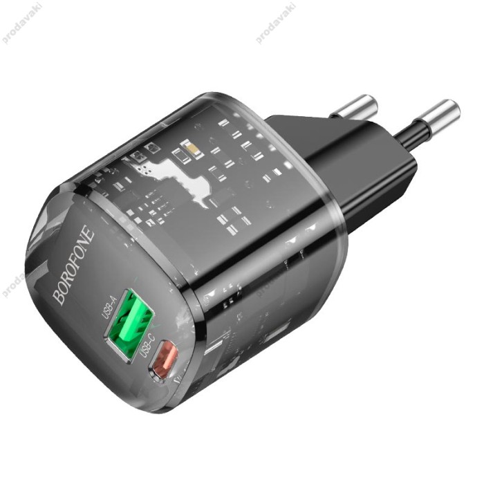 Мережевий зарядний пристрій Borofone BN17 Sunlight charger charger 20W Black