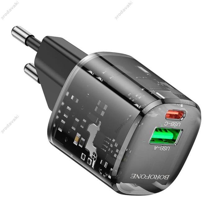 Мережевий зарядний пристрій Borofone BN17 Sunlight charger charger 20W Black