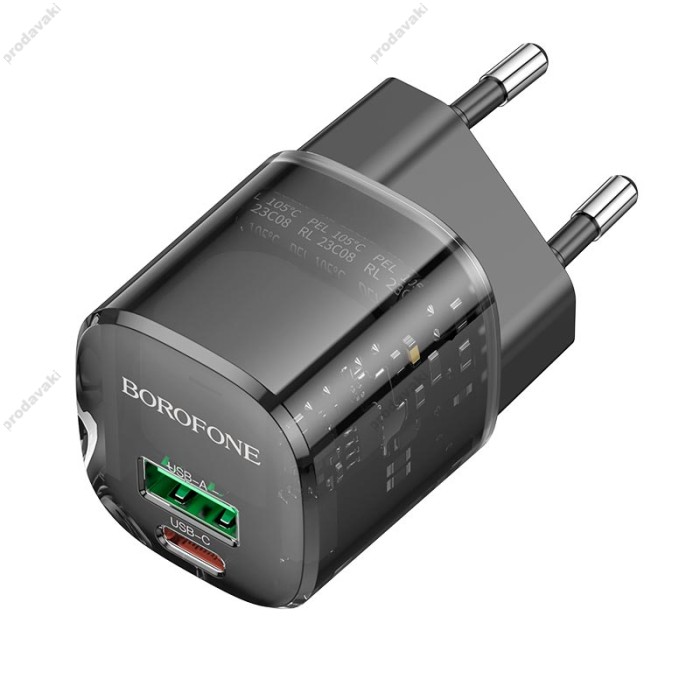 Мережевий зарядний пристрій Borofone BN17 Sunlight charger charger 20W Black