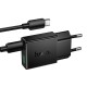 Мережевий зарядний пристрій HOCO N73 Speed PD ultra-thin charger charger Type-C cable 20W Black