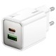 Мережевий зарядний пристрій HOCO N46 Glorious PD charger 20W White